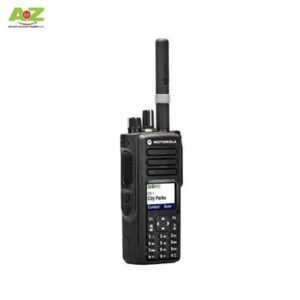 The MOTOTRBO™ DP4800 / DP4801 PORTABLE-TWO-WAY RADIO is simple to operate. It has a channel capacity of 1000, a 5-line full-color display