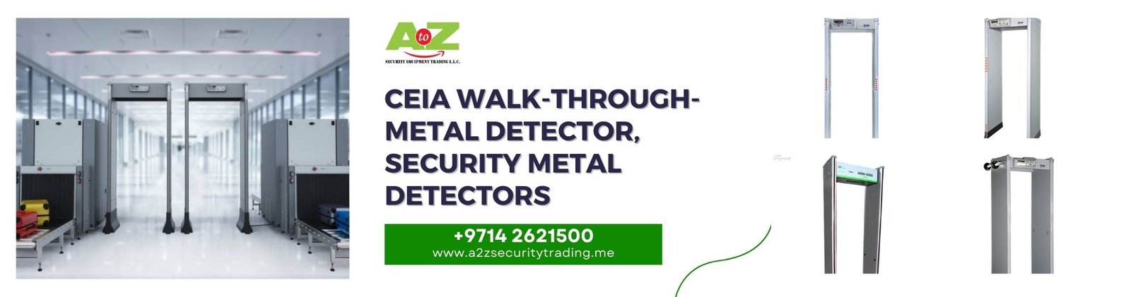 CEIA walk-through-metal detector, Security Metal Detectors