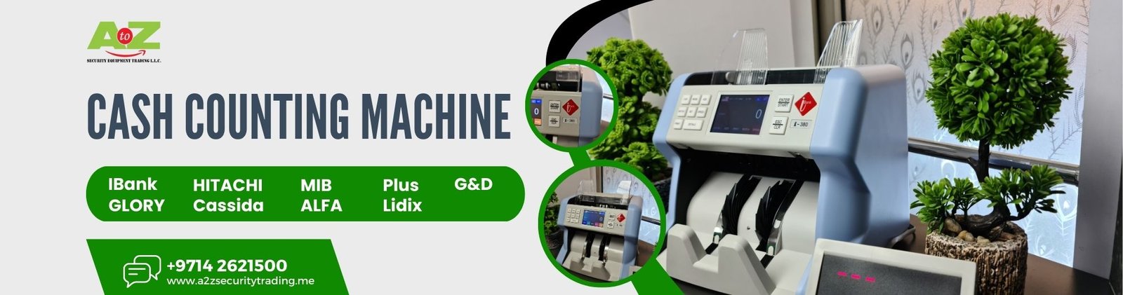 Cash Counting Machines with fake note detector Dubai, UAE