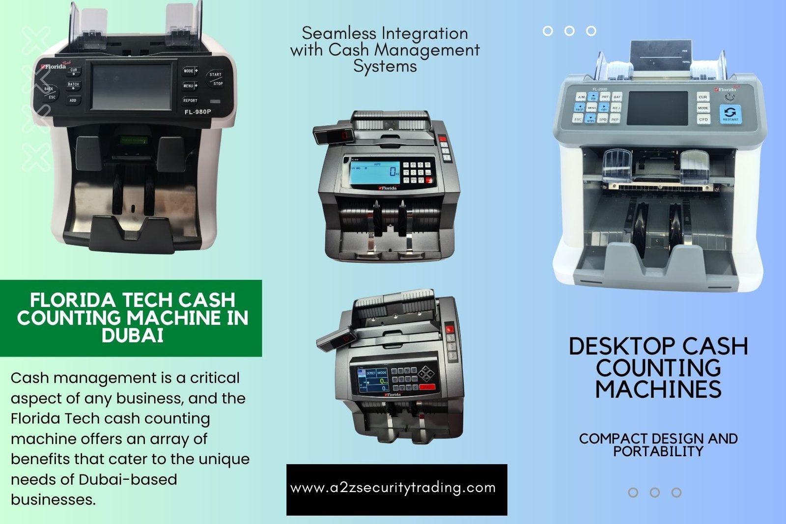 Florida Tech Cash Counting Machine in Dubai