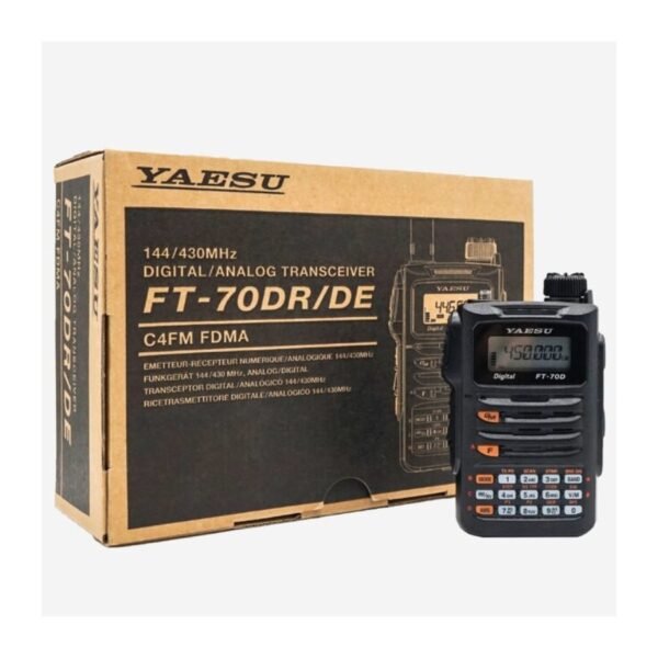 | Yaesu FT-70DE Walkie talkie Analog/Digital C4FM 144/430 MHz- | A to Z Security Trading November 2024