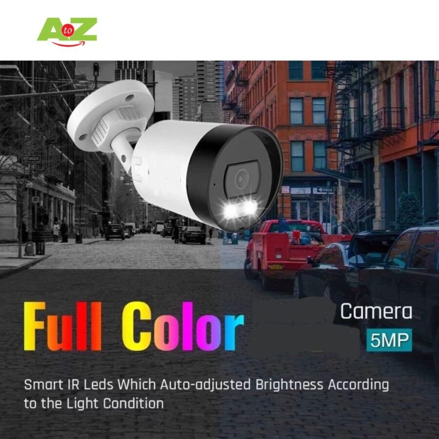 CP+ CCTV Camera Kit 5MP Color Night Vision, 8 Channels, 1TB HDD