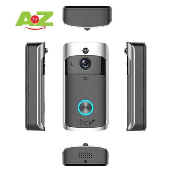 CP+ WiFi Video Doorbell HD, Motion Detection, Night Vision, Seamless Connectivity for iOS & Android